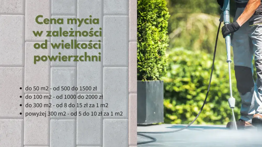 tabela koszt&oacute;w czyszczenia kostki brukowej