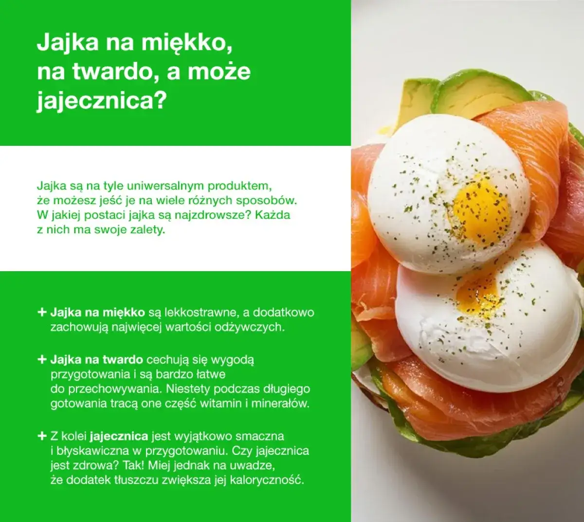 różne formy jajek i ich kaloryczność