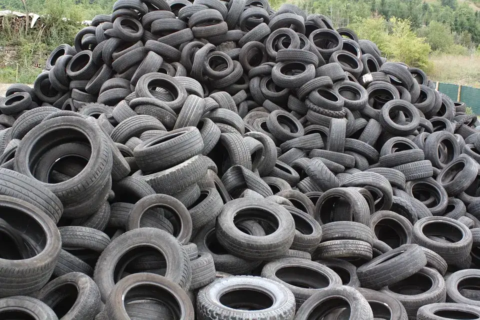 Recykling opon ciężarowych proces