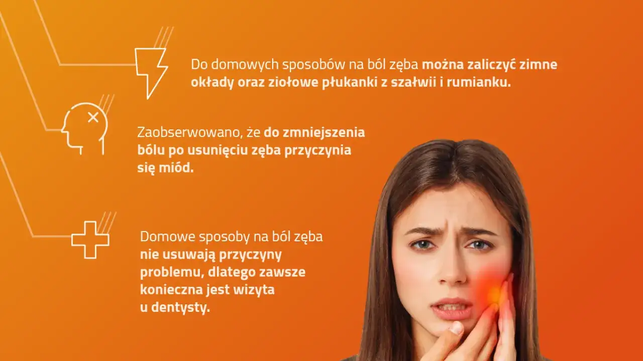 domowe sposoby na ból zęba płukanka okład