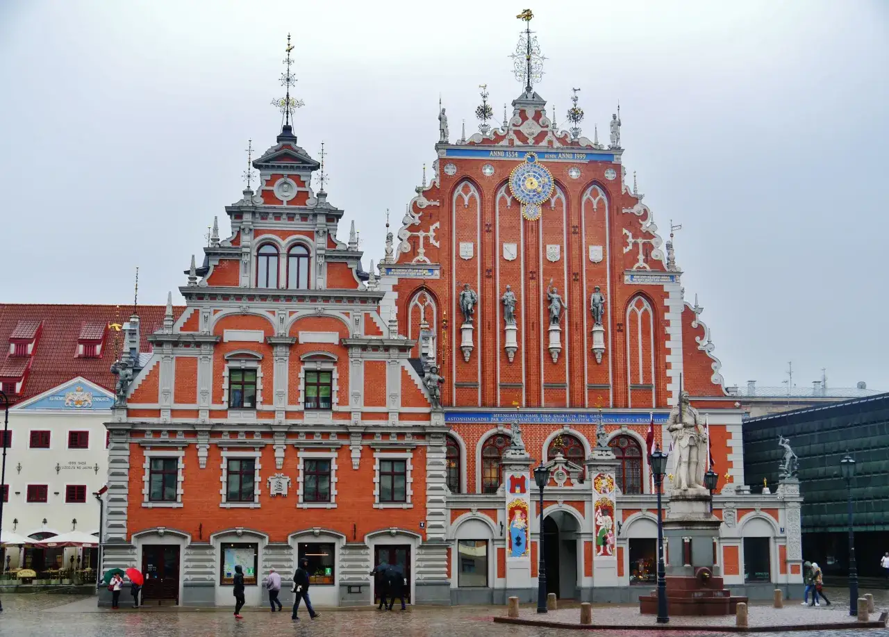 Ryga Stare Miasto Dom Bractwa Czarnogłowych