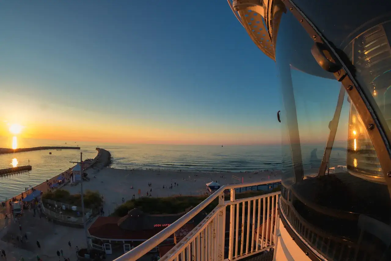 Latarnia morska Ustka widok