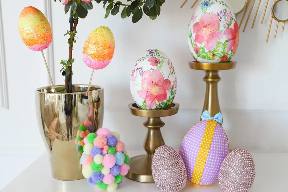 Zdjęcie Jak udekorować jajka ze styropianu - kreatywne pomysły na wielkanocne dekoracje