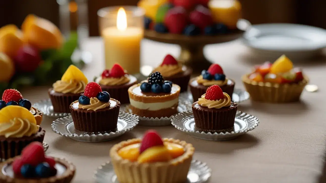 Zdjęcie Monoporcje desery: Idealne na małe przyjęcia z eleganckim akcentem