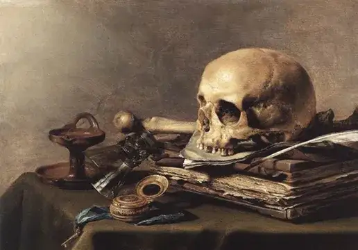 Zdjęcie Motyw vanitas: Przemijanie życia i marność doczesnych dóbr