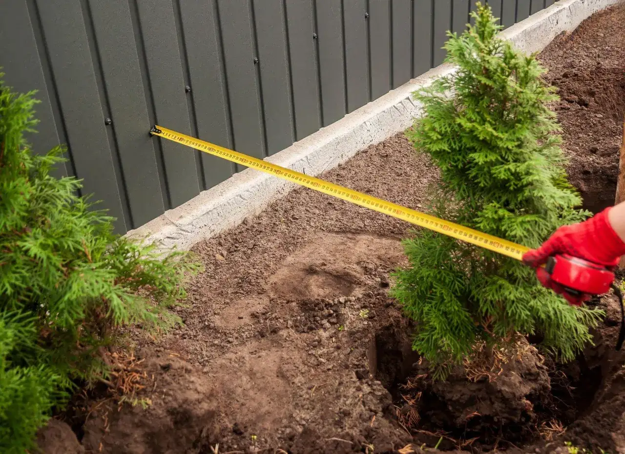Zdjęcie Jaką odległość zachować dla tui szmaragd od ogrodzenia, aby uniknąć problemów?