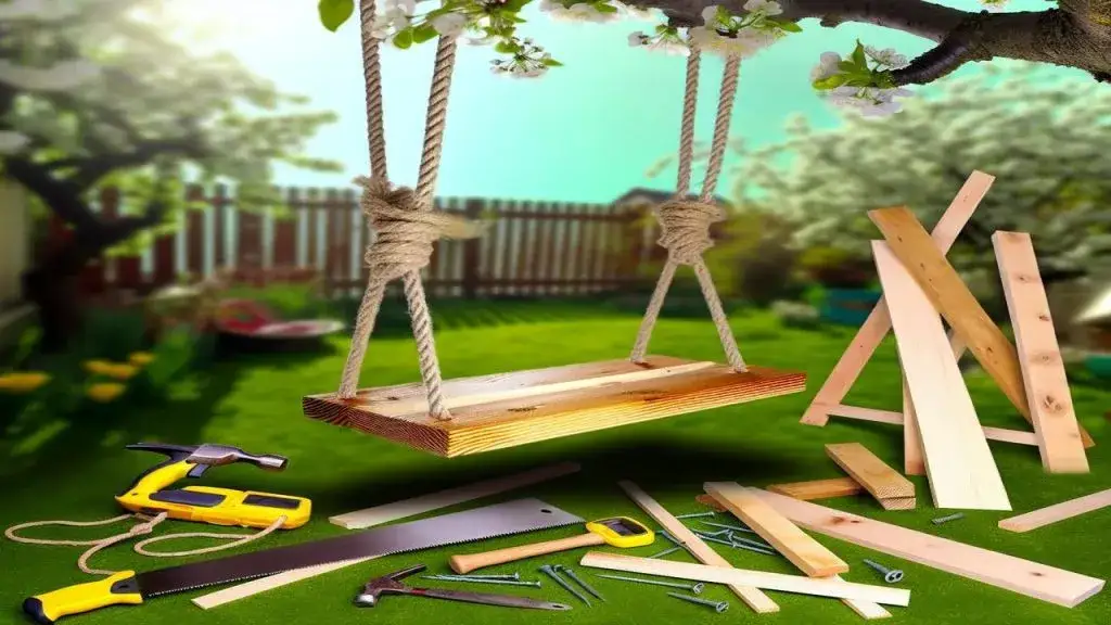 Zdjęcie Jak zrobić huśtawkę z drewna – krok po kroku z materiałami i wskazówkami