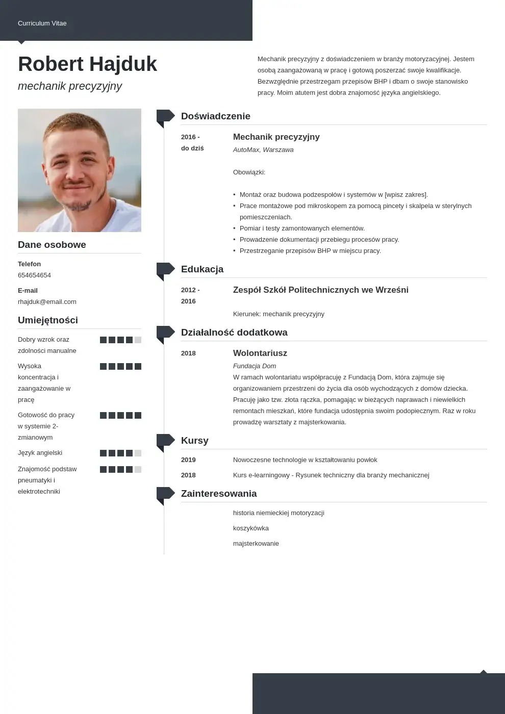 Zdjęcie Jak skutecznie napisać o sobie w CV, aby zdobyć wymarzoną pracę