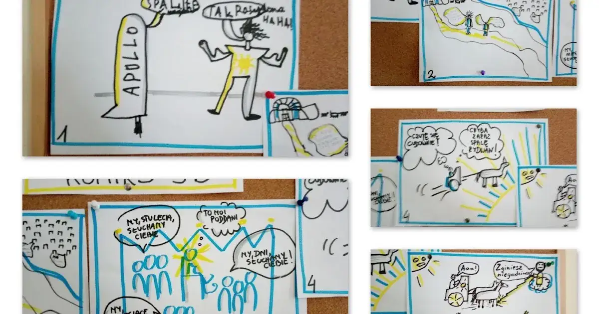 Zdjęcie Komiks o Heliosie i Faetonie: historia mitologiczna w obrazkach dla dzieci