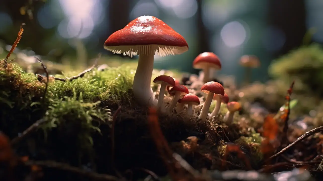 Część grzyba wytwarzająca zarodniki: Nadziemna część grzyba