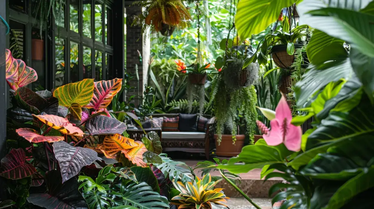 Zdjęcie Liście ozdobne na balkon - Najlepsze rośliny na ozdobny balkon
