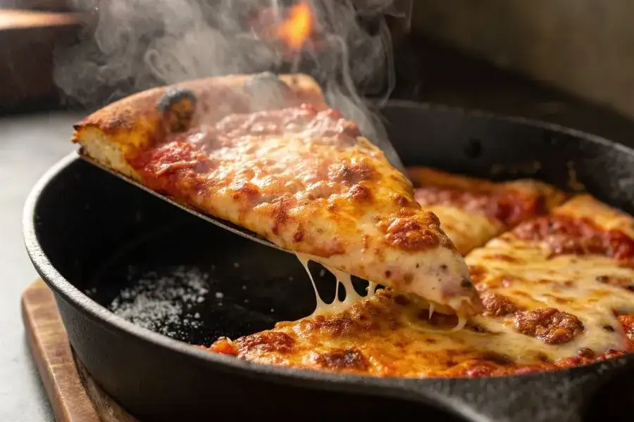 Zdjęcie Jak podgrzać pizzę bez piekarnika i mikrofali, zachowując jej chrupkość?