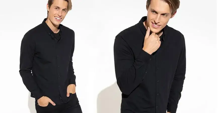 Zdjęcie Jaka mucha do czarnej koszuli? Oto stylowe propozycje, które zachwycą