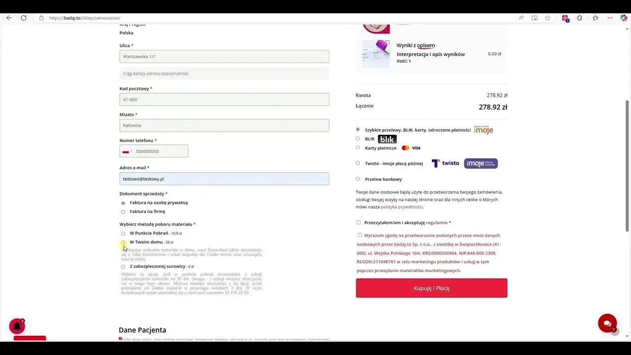 Zdjęcie Gdzie w sobotę można zrobić badania krwi bez stresu i w wygodzie?