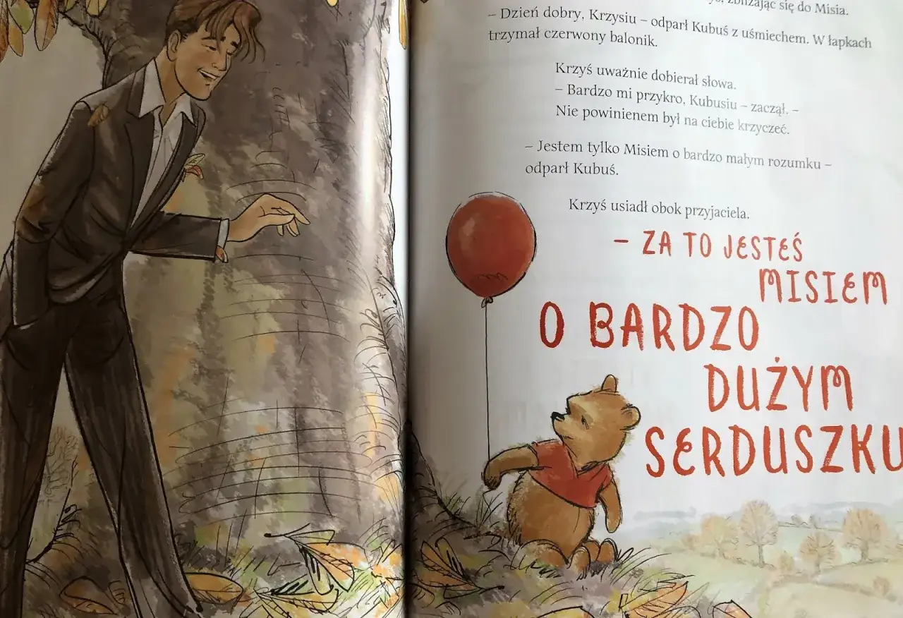 Zdjęcie Cytaty Kubusia Puchatka z filmu Krzysiu, gdzie jesteś, które poruszają serce