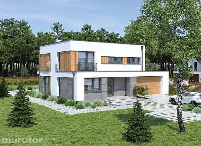 Zdjęcie Domy piętrowe z płaskim dachem – zalety, wady i ciekawe projekty
