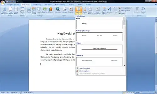 Zdjęcie Jak skopiować całą stronę w Wordzie bez straty nagłówków i stopek