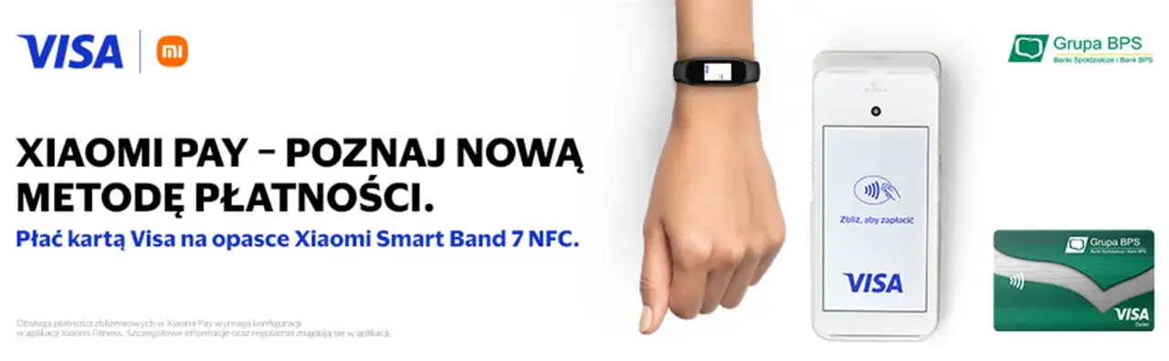 Zdjęcie Mi Band 6 NFC jakie banki oferują wsparcie płatności zbliżeniowych?