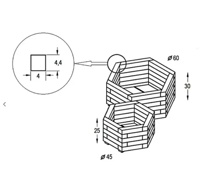 Zdjęcie Jak zrobić donicę sześciokątną - łatwe kroki do stworzenia własnej