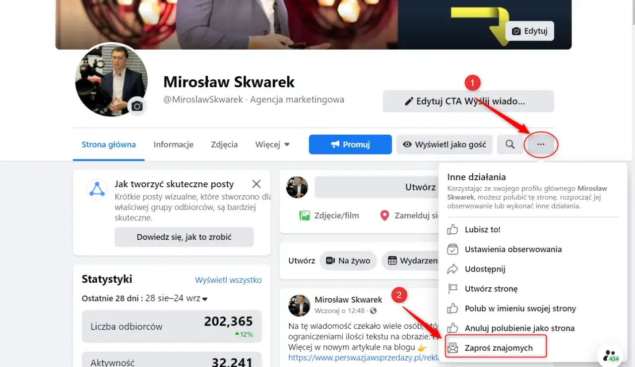 Zdjęcie Jak zaprosić do polubienia strony i zwiększyć zaangażowanie fanów