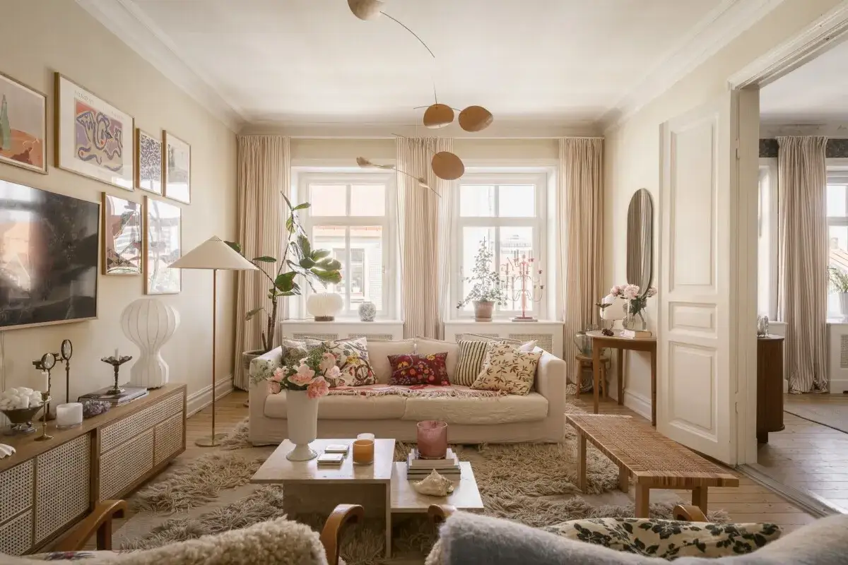 Zdjęcie L&aacute;mpara n&oacute;rdica sal&oacute;n: Gu&iacute;a experta para un ambiente hygge