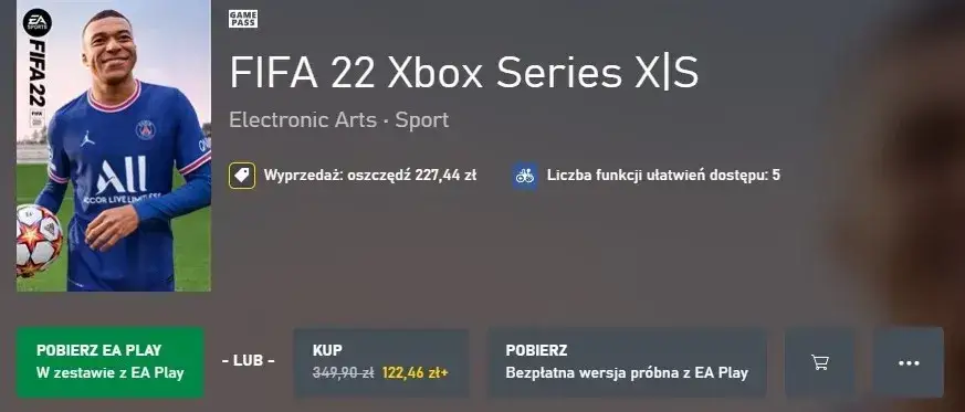 Zdjęcie Kiedy FIFA 22 wraca do Game Pass? Sprawdź dostępność gier