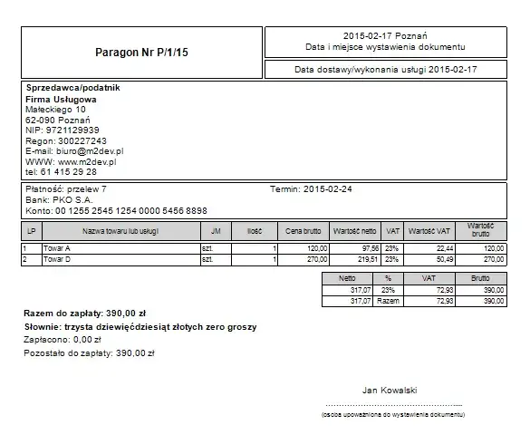 Zdjęcie Ile czasu na wystawienie faktury do paragonu? Sprawdź swoje prawa