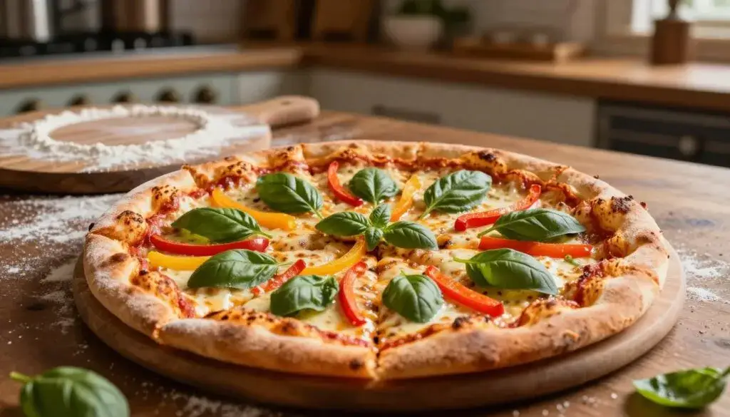 Zdjęcie Pizza 32 cm: Kalorie i 5 trik&oacute;w, by je obniżyć. Jedz świadomie!