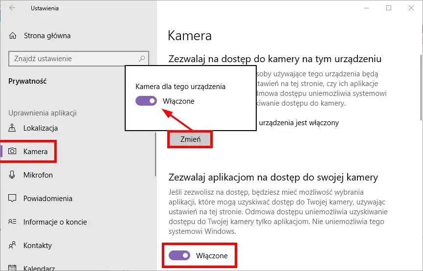 Zdjęcie Jak ustawić kamerę w systemie Windows 10? - Instrukcja konfiguracji