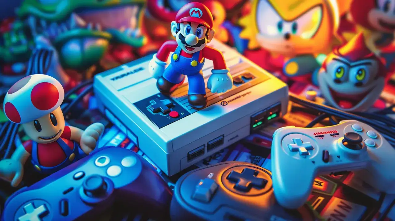 Zdjęcie Retro Konsola do Gier - Odkryj gry na retro konsoli i wróć do klasyki!