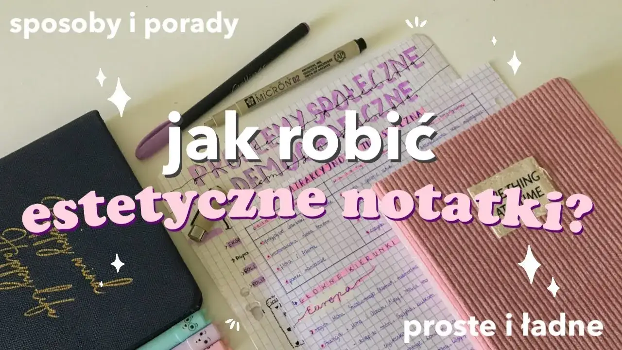 Zdjęcie Jak robić ładne notatki w zeszycie – proste techniki i triki