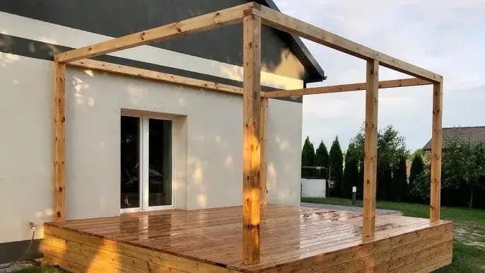 Zdjęcie Pergola na tarasie: uniknij wpadek przy montażu krok po kroku