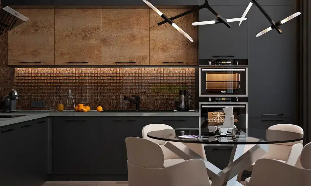 Zdjęcie Najlepsze materiały na ścianę w kuchni: 5 rozwiązań bez plam i zabrudzeń