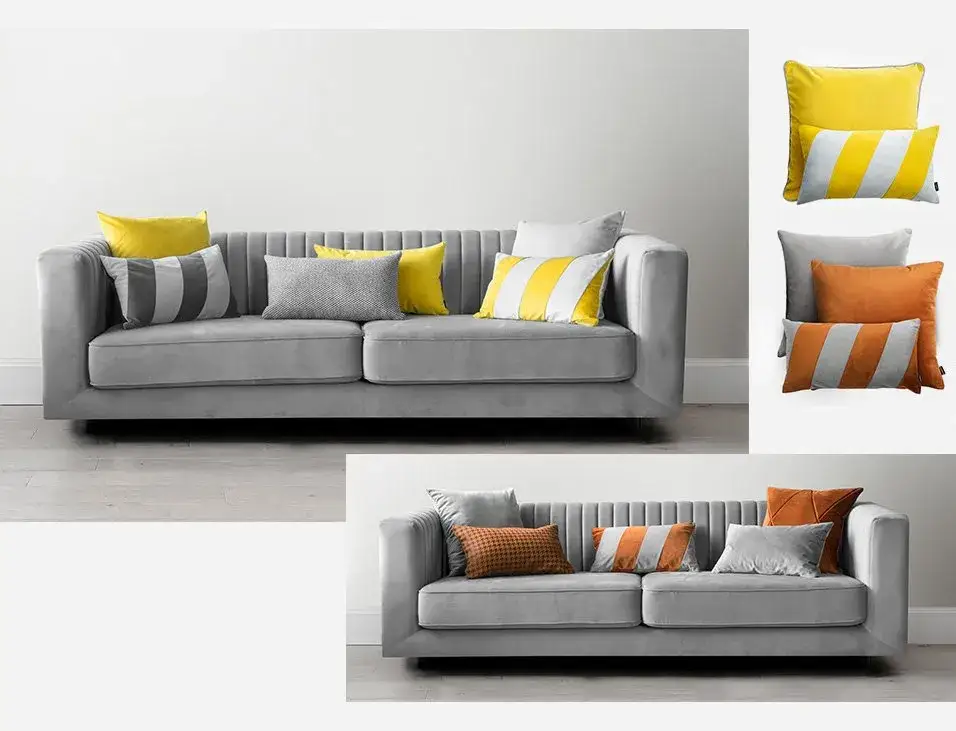 Zdjęcie Jakie poduszki do szarej kanapy? Odkryj idealne kolory i style