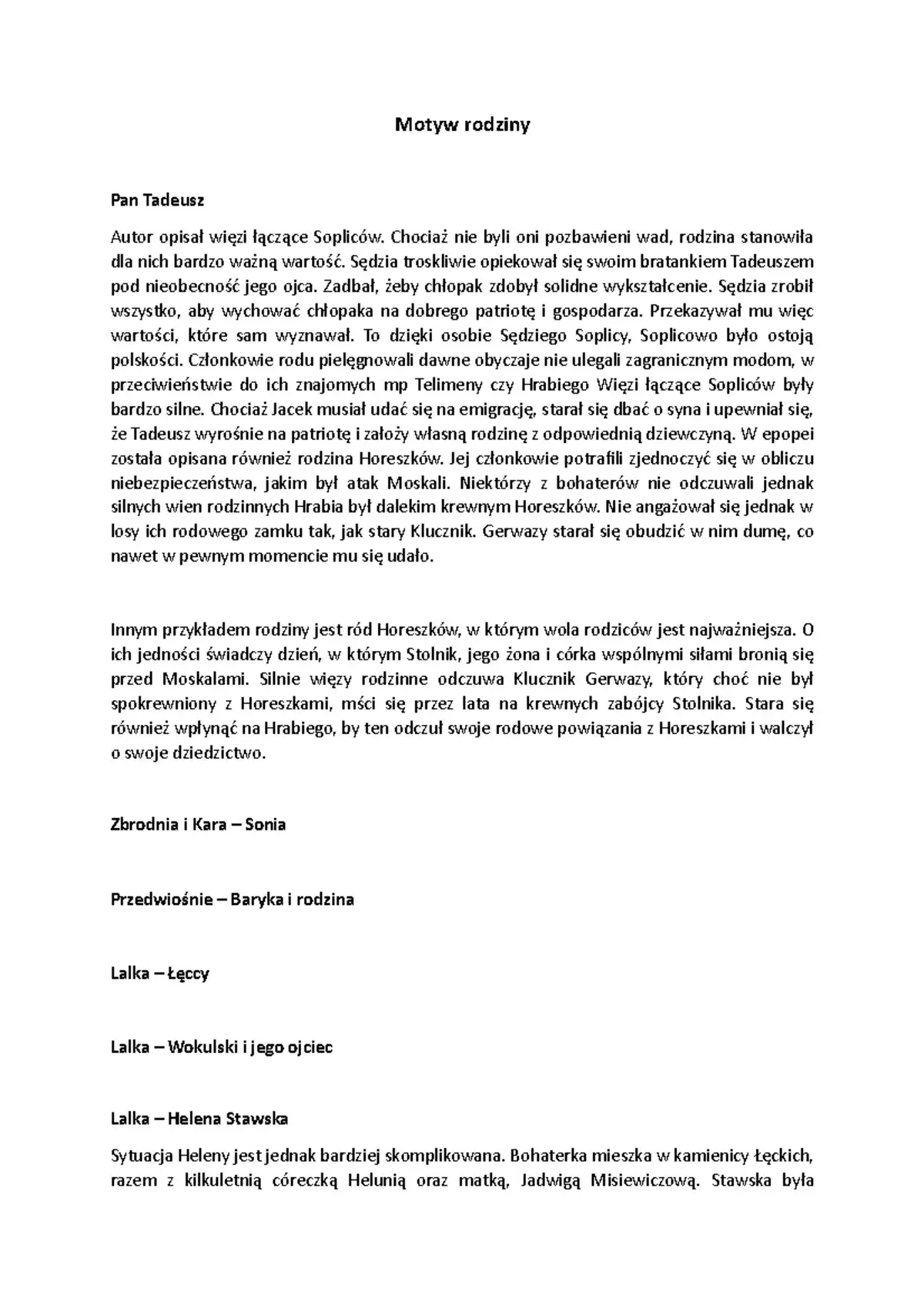 Zdjęcie Motyw rodziny w Panu Tadeuszu: Jak więzi rodzinne kształtują losy bohaterów