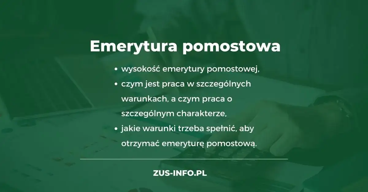 Zdjęcie Emerytura pomostowa: komu przysługuje i ile wynosi - poradnik