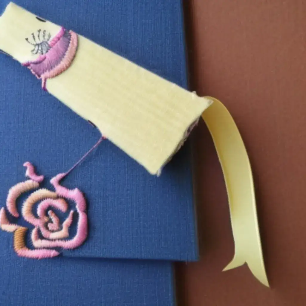 Zdjęcie Jak zrobić haftowaną zakładkę do książki - proste kroki dla każdego