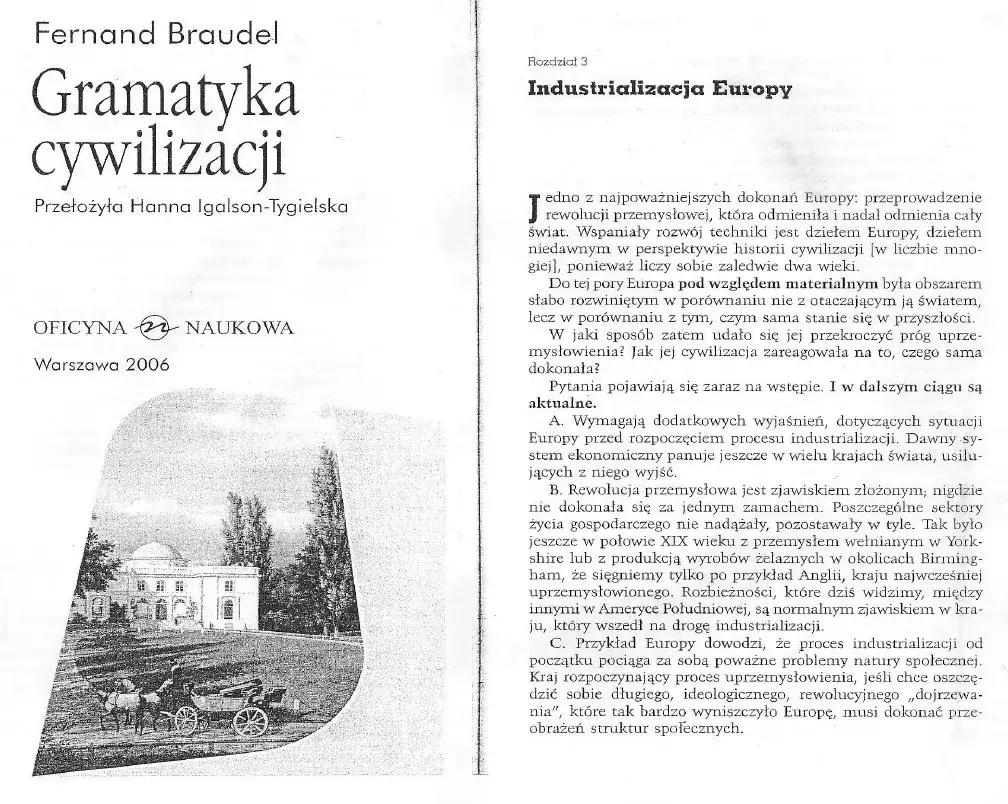 Zdjęcie Gramatyka cywilizacji Braudela: jak zmienia nasze rozumienie historii
