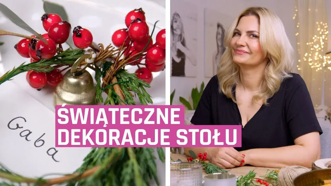 Zdjęcie Jak zrobić dekoracje świąteczne na stół, które zachwycą gości