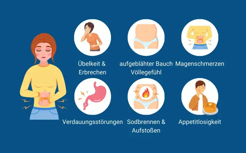 Zdjęcie Die häufigsten Symptome einer Magenschleimhautentzündung erkennen