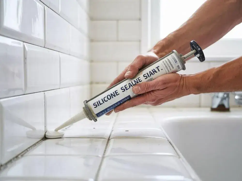 Zdjęcie Jak kłaść silikon na kafelki, aby uniknąć najczęstszych błędów