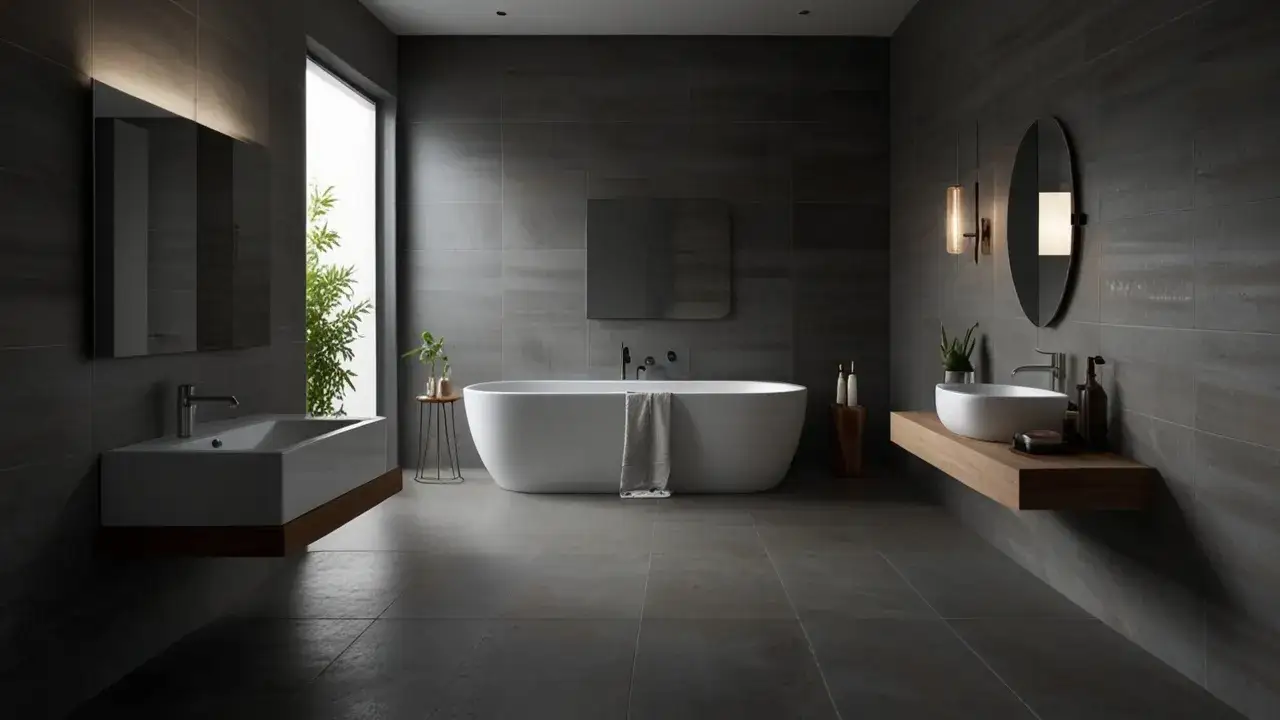 Zdjęcie Glazura Terra Grey: dlaczego warto wybrać te nowoczesne płytki do łazienki?