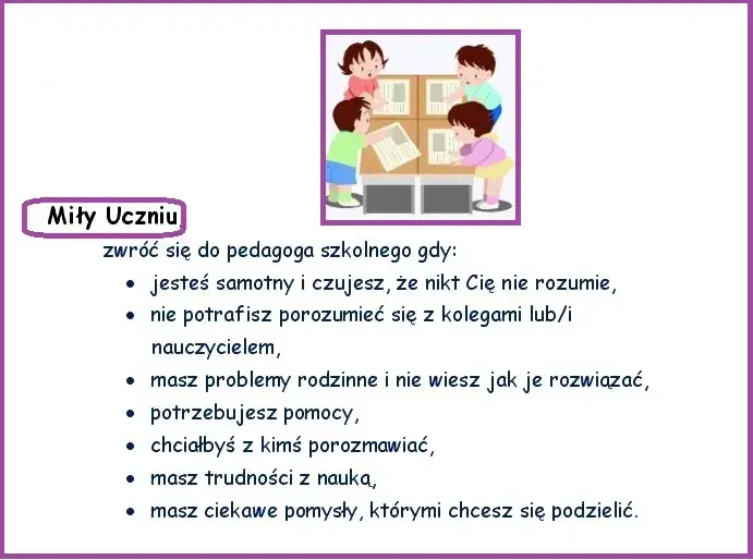 Zdjęcie Pedagog szkolny co robi? Kluczowe zadania i wsparcie dla uczniów