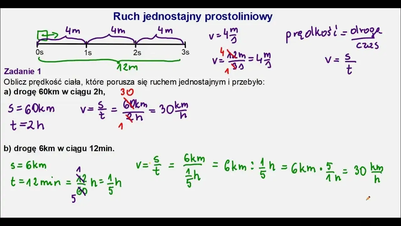 Zdjęcie Test z fizyki jak opisujemy ruch - przykłady i kluczowe pojęcia