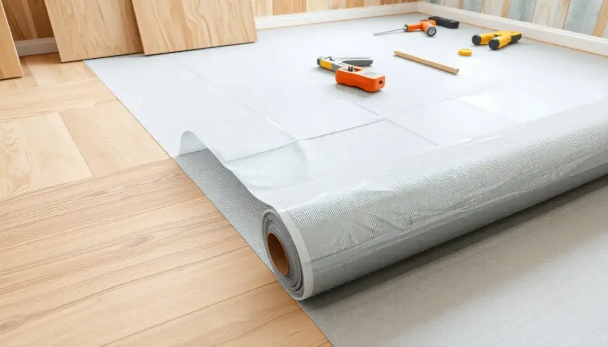 Zdjęcie Jak ułożyć folię paroizolacyjną pod panele, aby uniknąć problemów z wilgocią