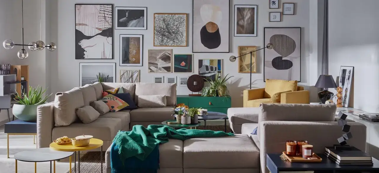 Zdjęcie Jak urządzić salon z galerią zdjęć: 8 inspirujących pomysłów