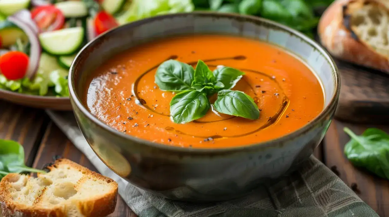 Zdjęcie Krem z cukinii i pomidorów: Letnia zupa w 15 minut dla ochłody w upały