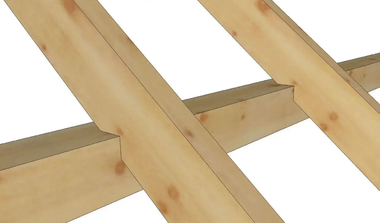 Zdjęcie Łączenie krokwi na zakładkę: technika stabilnej konstrukcji dachu