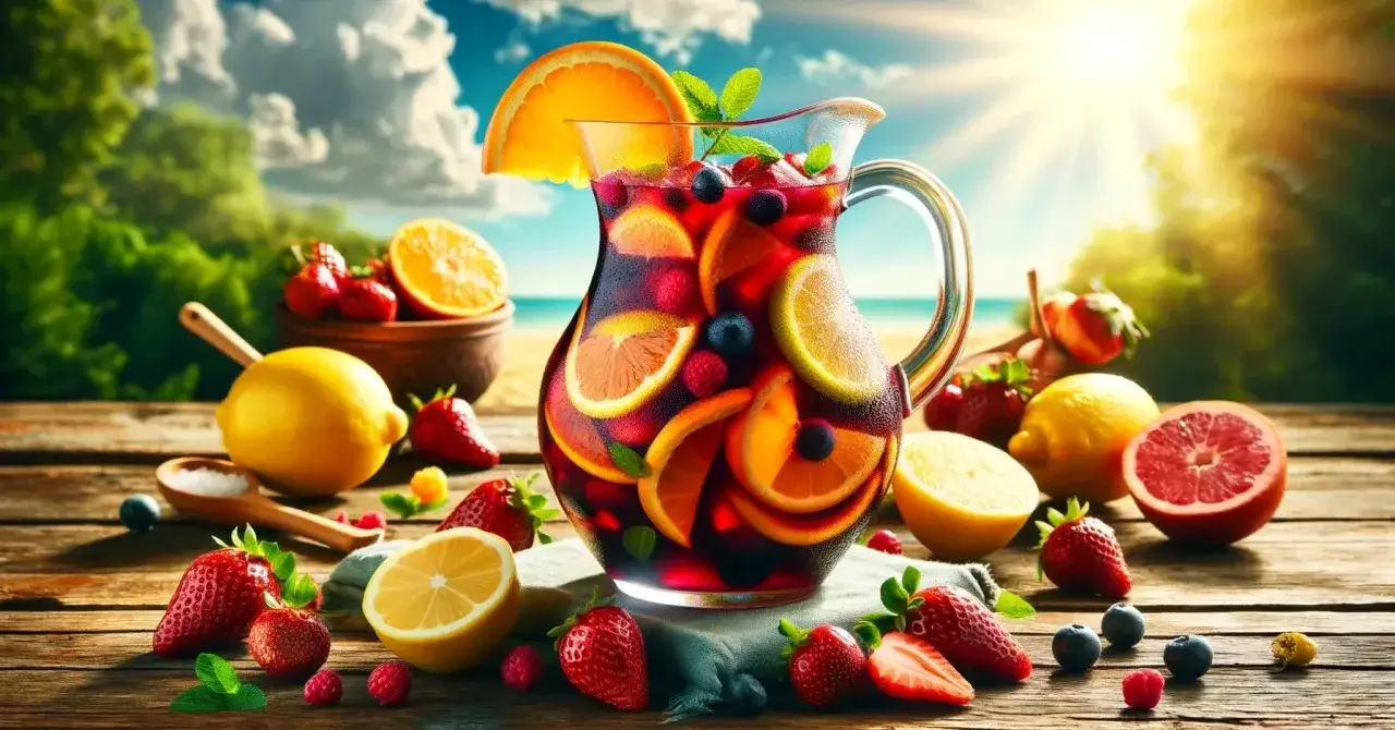 Zdjęcie Sangria drink: Prosty przepis na owocowy napój, który zachwyca