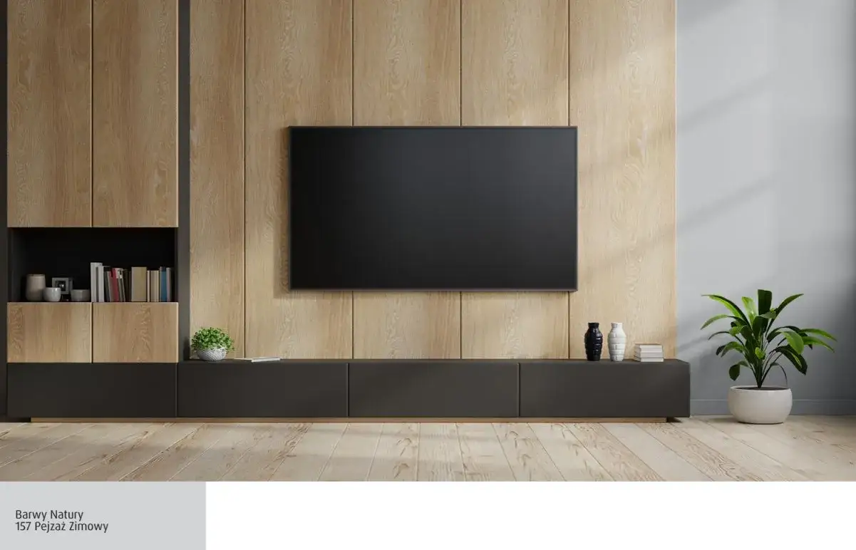 Zdjęcie Zabudowa TV w salonie: 5 pomysłów na stylową aranżację
